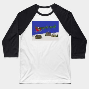 Jurassic sleigh Baseball T-Shirt